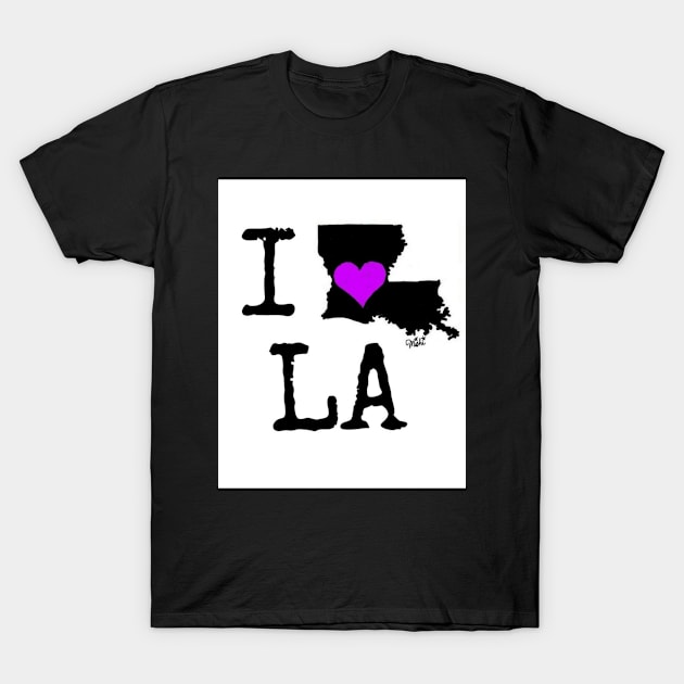 I 💜 LA T-Shirt by Mishi